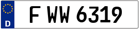 Truck License Plate